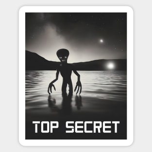 Top Secret Alien Sighting Sticker